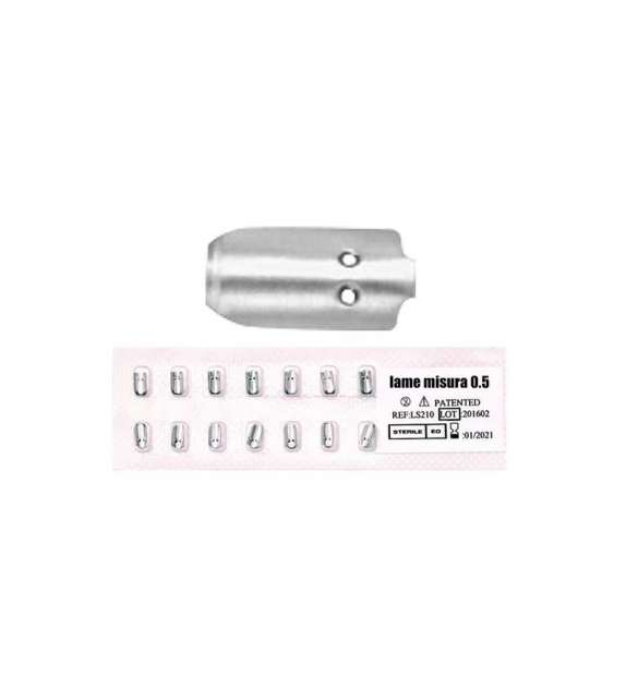 LAME TIPO SAFE PEDICURE MISURA 0,5  (CONF. 70 PEZZI)