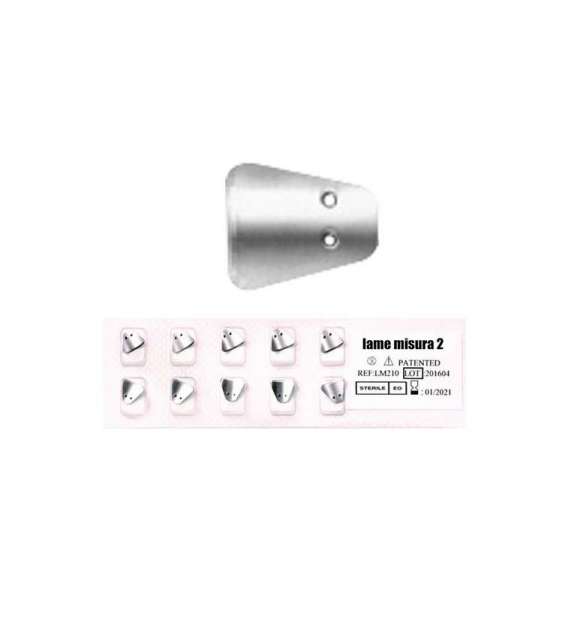 LAME TIPO SAFE PEDICURE MISURA 2  (CONF. 50 PEZZI)