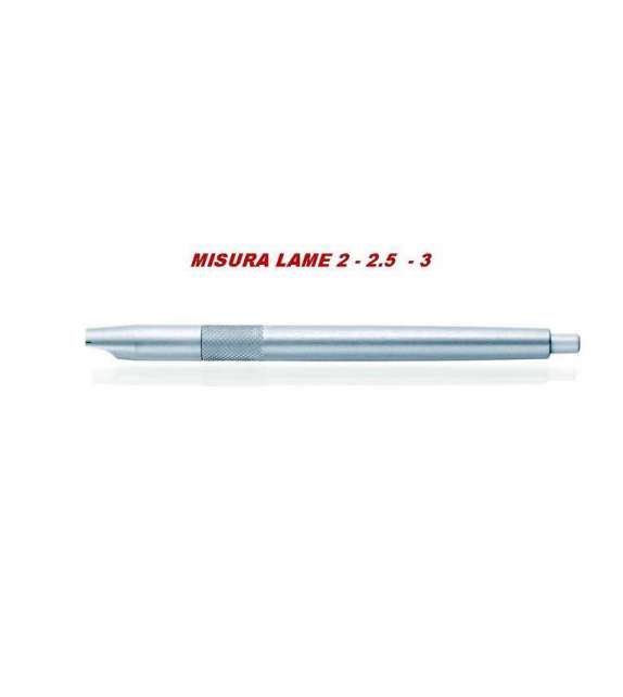 MANICO PER LAME SAFE ALLUMINIO A PULSANTE - MISURA 2/ 2.5/ 3