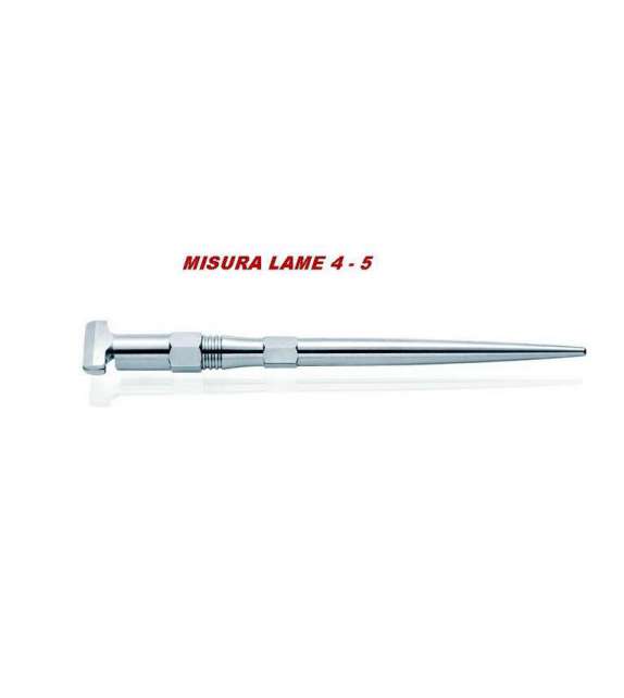 MANICO PER LAME SAFE ACCIAIO INOX A VITE  - MISURA 4/ 5