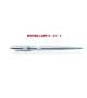 MANICO PER LAME SAFE ACCIAIO INOX A VITE  - MISURA 0/ 0,5/ 1