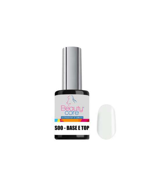 -00- S0- BASE E TOP UNIVERSALE per smalto gel semipermanente 8ml+6ml Omaggio 1PZ