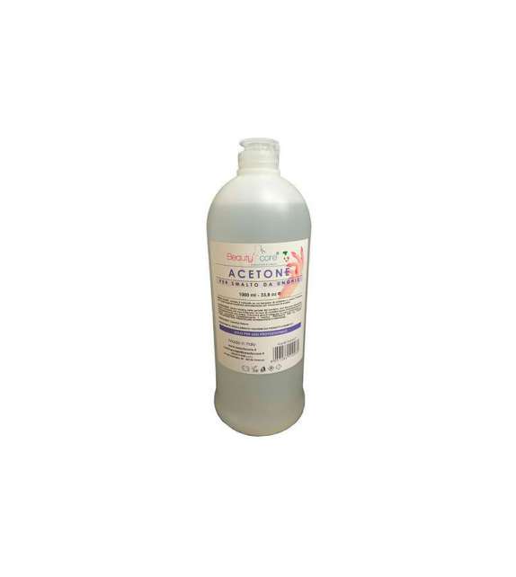 ACETONE PROFESSIONALE SOLVENTE per unghie BEAUTYCORE 1000ml