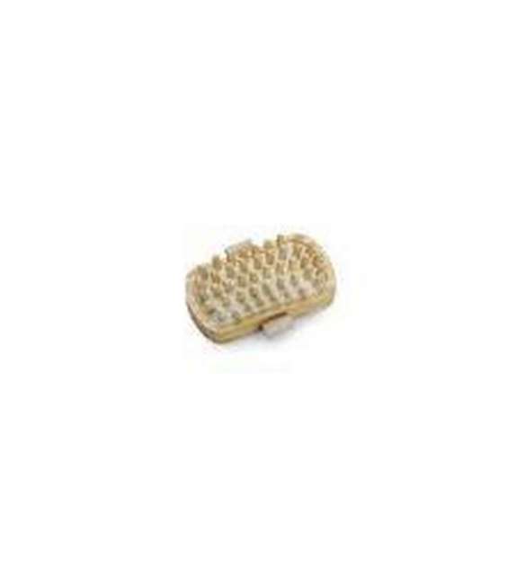 SPAZZOLA CORPO LEGNO RETTANGOLARE CON FASCIA CM13X7,5X4H BENESSERE