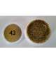 GEL COLOR GLITTER UV/LED - 43- GOLD 5ML