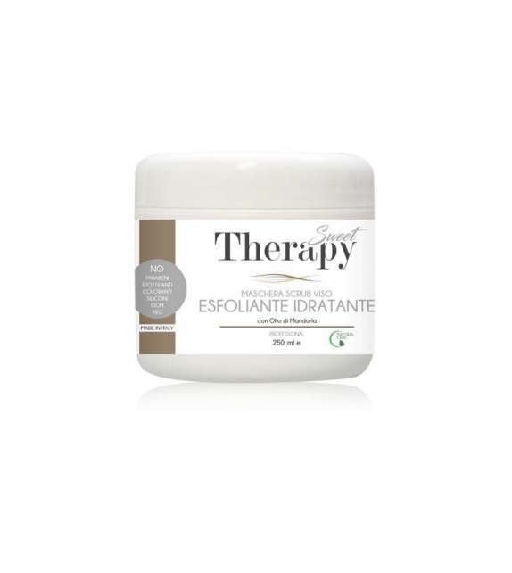 MASCHERA SCRUB VISO: ESFOLIANTE + IDRATANTE THERAPY- bianco scegli formato
