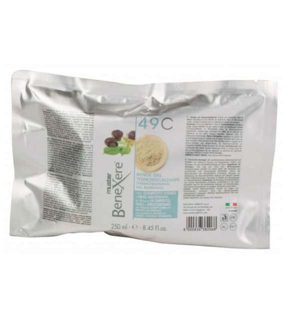 49C BENDE PRONTE GEL TERMORISCALDANTE ANTICELLULITE BENEXERE - 2 BENDE 250ML