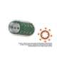 BIGODINI ADESIVI ALLUMINIUM HOT ROLLER (CONF 12 PZ) - Scegli il Diametro