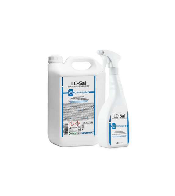 DISINFETTANTE SPRAY IDROALCOLICO PER SUPERFICI LC-SAL CERICHEM 750 ML