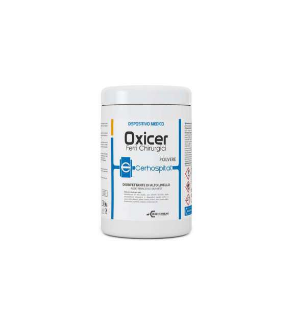 OXICER POLVERE DISINFETTANTE STERILIZZANTE ACIDO PERACETICO CERICHEM 1 KG