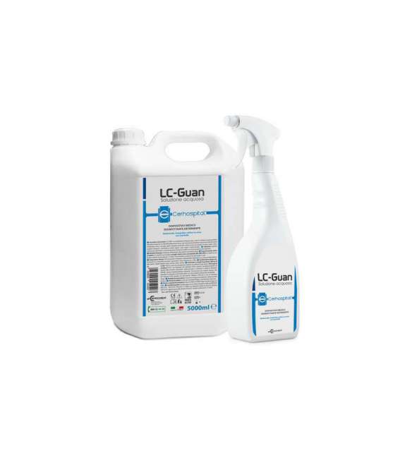 DISINFETTANTE battericida senza alcol per superfici LC-GUAN Cerichem 750ml spray