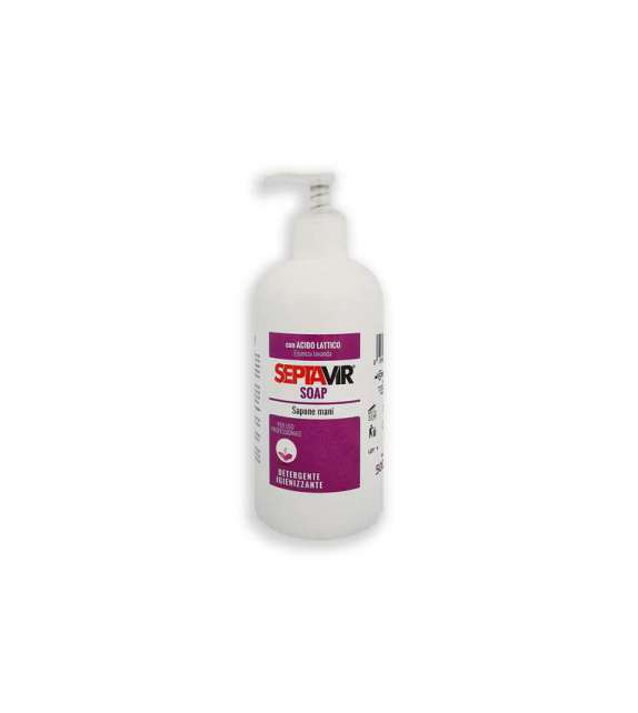 SAPONE MANI DETERGENTE IGIENIZZANTE SEPTAVIR SOAP CERICHEM 500 ML LAVANDA
