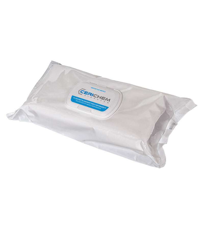 SALVIETTE DISINFETTANTI DISP. MEDICO LC-SAL WIPES CERICHEM (CF 72  SALVIETTINE)