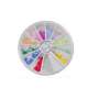 DECORAZIONI PER UNGHIE TONDE PERLATE 3,0 MM ULTRA COLORI ASSORTITI (240 PZ)