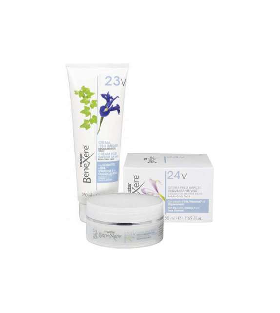 23V - 24V CREMA VISO TRATTAMENTO PELLI IMPURE BENEXERE - Scegli il Formato
