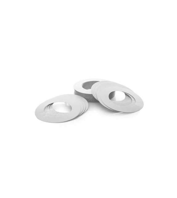 100 Cerchietti Per Capelli In Plastica Con Denti – Bianco Larghezza 20 Mm – Accessori Fai Da Te