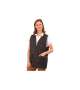 GILET MULTITASCA NERO CON RICAMO - SCEGLI TAGLIA