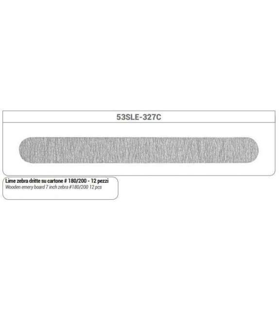 LIMA DRITTA 180/200 ZEBRATA - MAXI FORMATO  (12 pz)