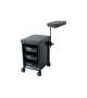 CARRELLO MANICURE MANISERVICE CON 3 CASSETTI - NERO