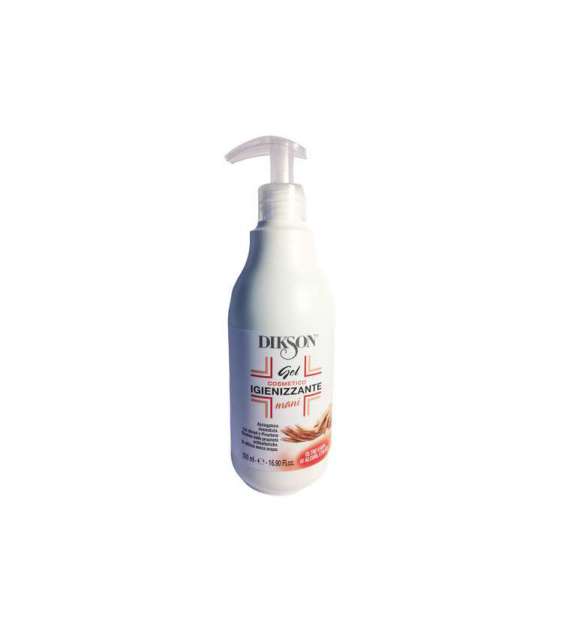 GEL IGIENIZZANTE MANI DIKSON 70% DI ALCOOL - FLACONE CON DOSATORE 500 ML