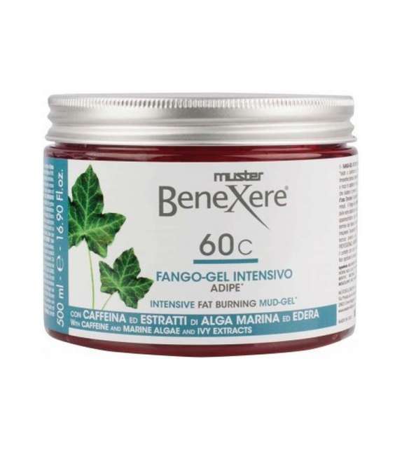 60C FANGO GEL INTENSIVO ADIPE CON CAFFEINA, ALGA MARINA E EDERA BENEXERE 500ML
