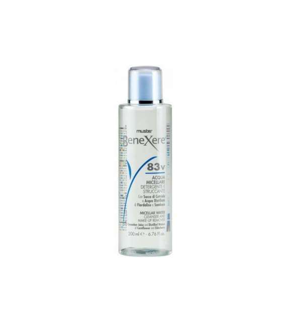 83V ACQUA MICELLARE STRUCCANTE E DETERGENTE BENEXERE 200ML