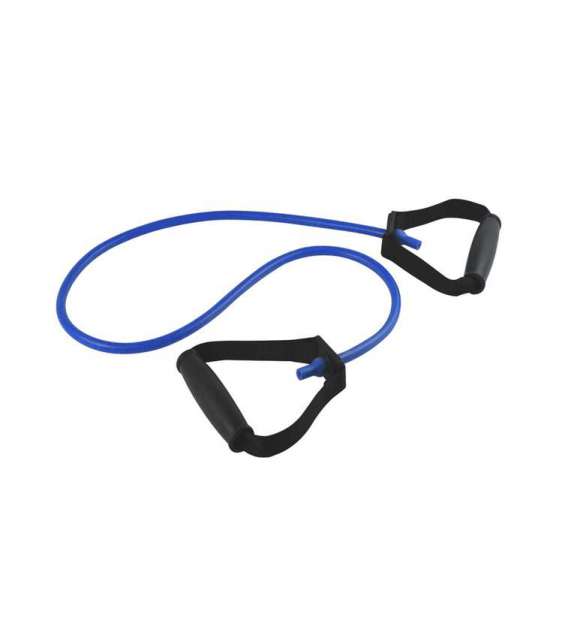 TUBO A RESISTENZA ELASTICA CON MANIGLIE PER RIABILITAZIONE 125cm x 3mm - HARD