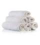 1pz SALVIETTE IN SPUGNA DI COTONE mis. 20 x 60cm colore bianco burro