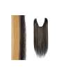 EXTENSION PIASTRABILE 33X50 CON 5 CLIPS COL.2016 CASTANO MESCIATO/BIONDO CHIARO