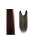 EXTENSION PIASTRABILE 33X50 CON 5 CLIPS COL.3017 ROSSO MOGANO