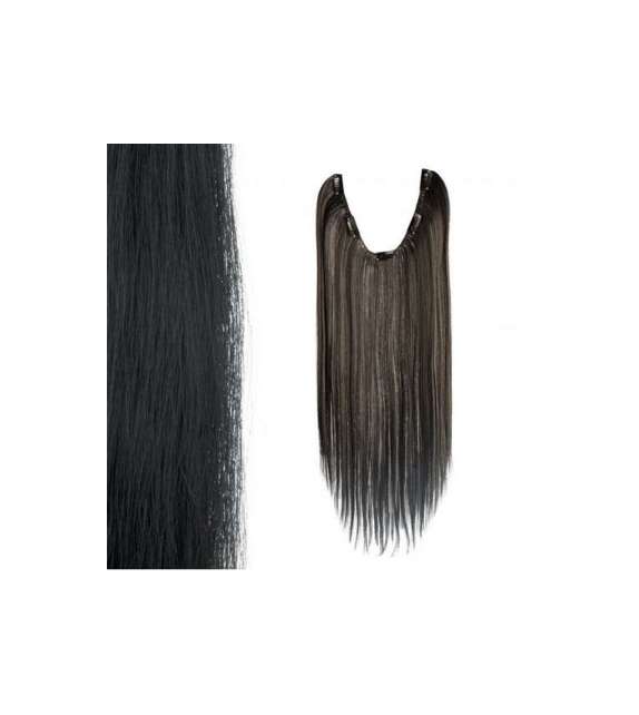 EXTENSION PIASTRABILE 33X50 CON 5 CLIPS COL.4010 NERO
