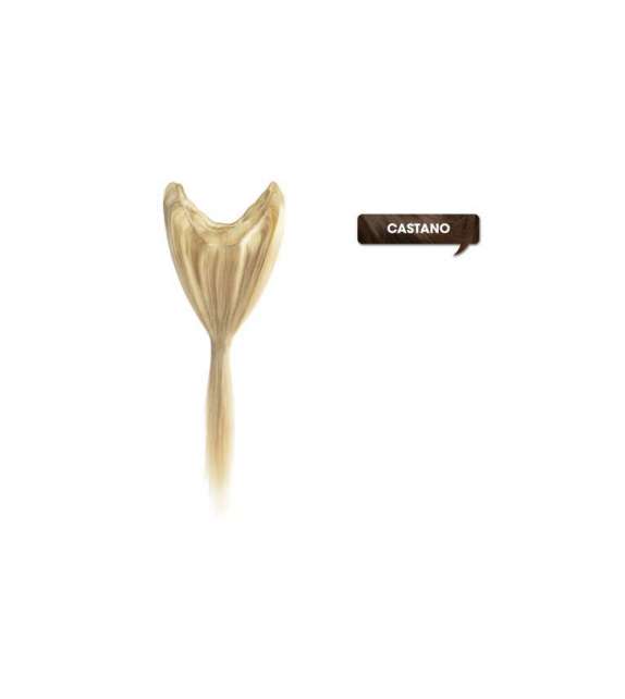 TESSITURA per extension Capelli naturali lisci 1,40mtx50/55cm - colore 4