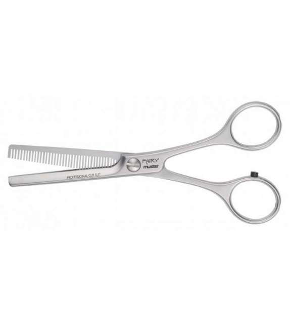 FORBICI PER SFOLTIRE 5,5" FAIRY SATINATA CON SILENZIATORE 38 DENTI