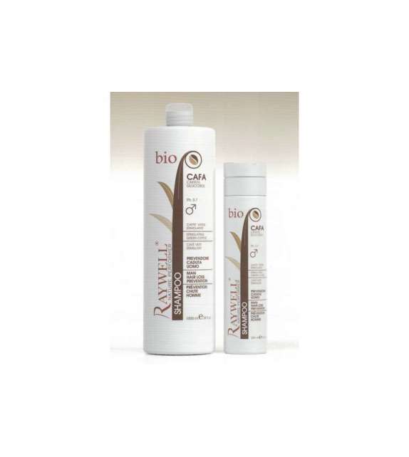 SHAMPOO BIO STIMOLANTE Prevenzione Caduta Uomo RAYWELL CAFA - Scegli il Formato