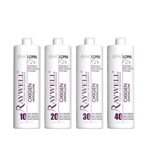EMULSIONE OSSIDANTE ANTIGIALLO RAYWELL 1000ml OXIGEN ANTI YELLOW Scegli Volumi