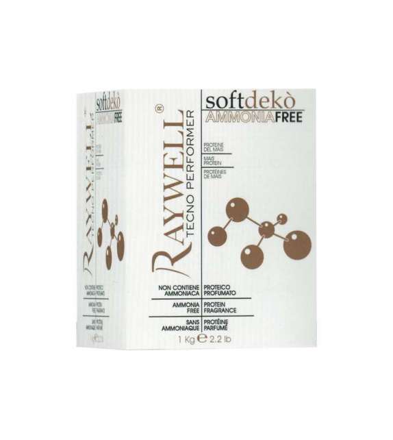 POLVERE DECOLORANTE PROTEICA delicata SOFT DEKO Senza Ammoniaca  RAYWELL 1000gr