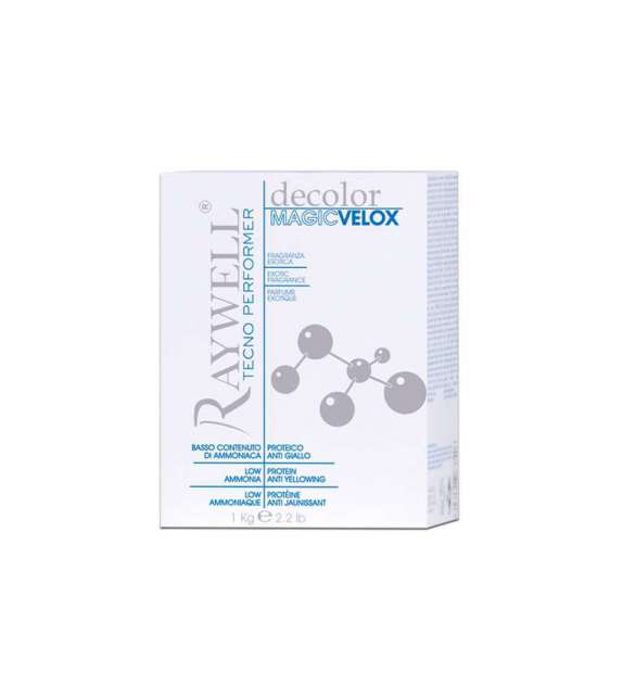 POLVERE DECOLORANTE PROTEICA Antigiallo MAGIC VELOX poca Amm. RAYWELL  1000gr