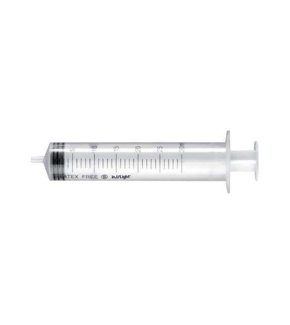SIRINGA 3 PEZZI SENZA AGO  - 10 ML CONO LUER ECCENTRICO - CONF 100 PZ