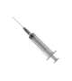 SIRINGA 3 PEZZI CON AGO 21G - 10 ML eccentrica CONO LUER - CONF 100 PZ
