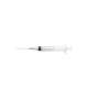 SIRINGA 3 PEZZI CON AGO SICUREZZA 22G - 5 ML centrale CONO LUER - CONF 100 PZ