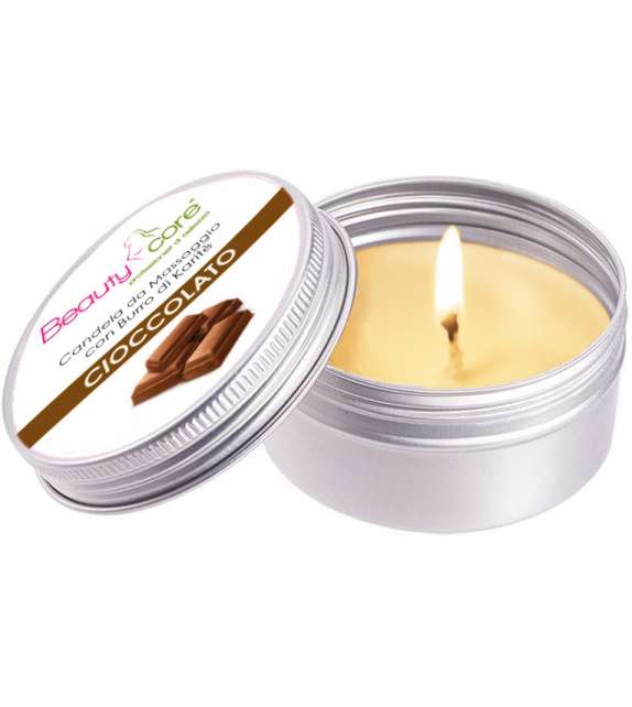 CANDELA PROFUMATA da Massaggio con Burro di Karité BEAUTYCORE 80ml - Scegli