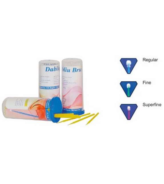 MICROAPPLICATORI non assorbenti ORIENTABILI DABLIU BRUSH 100pz - Scegli Misura