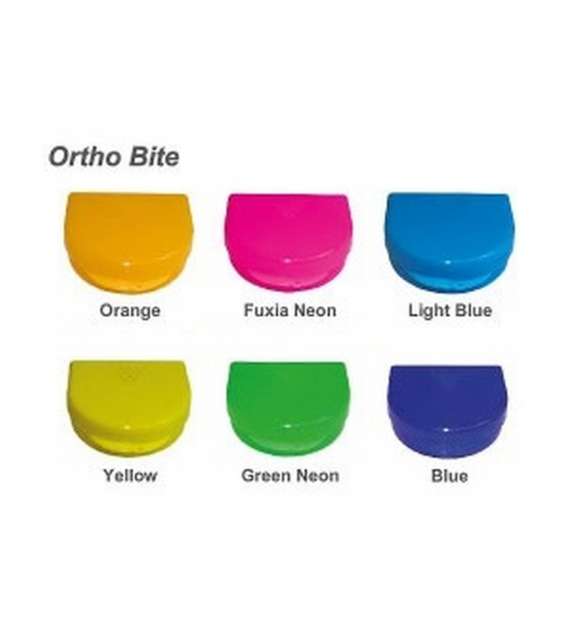 CONTENITORE APPARECCHI ORTODONTICI Lucido ORTHO BITE H 30mm - Scegli Colore