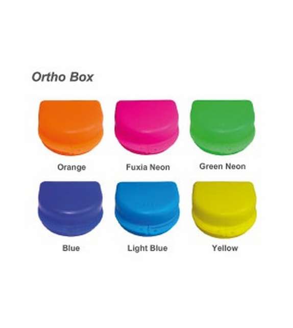 CONTENITORE APPARECCHI ORTODONTICI Satinato ORTHO BOX H 40mm 1pz - Scegli Colore