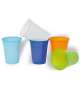 BICCHIERI IN PLASTICA COLORATI Pro Glass Dental World 100 pz - Scegli Colore
