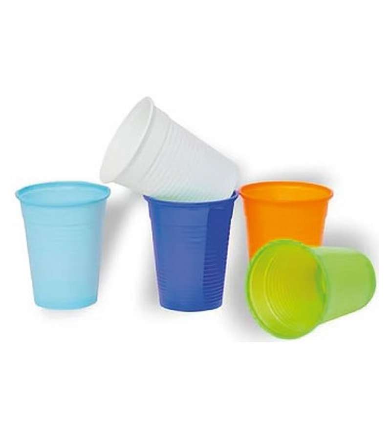 Dopla Colors - 100 Bicchieri Di Plastica Rosa, Ideali Per Feste E Compleanni