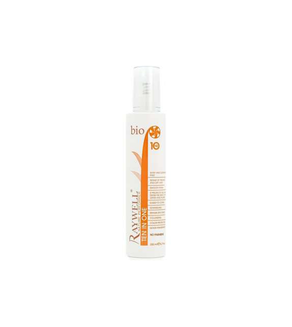 TRATTAMENTO 10in1 BIO Protezione Termica Anti Crespo RAYWELL TEN IN ONE 200ml