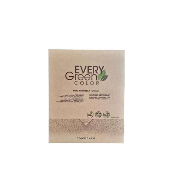 CARTELLA COLORI TINTA EVERY GREEN 72 NUANCES
