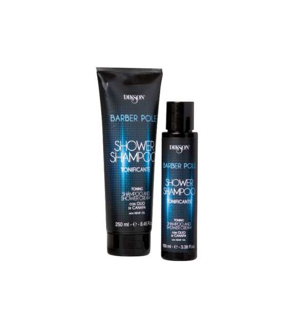 SHOWER SHAMPOO TONIFICANTE SPECIFICO UOMO BARBER POLE DIKSON - SCEGLI FORMATO