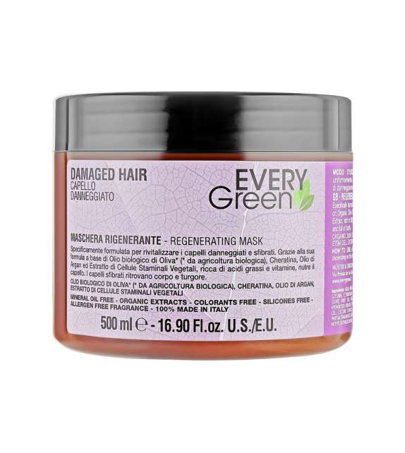 EVERY GREEN MASCHERA rigenerante DAMAGED HAIR - Scegli il Formato